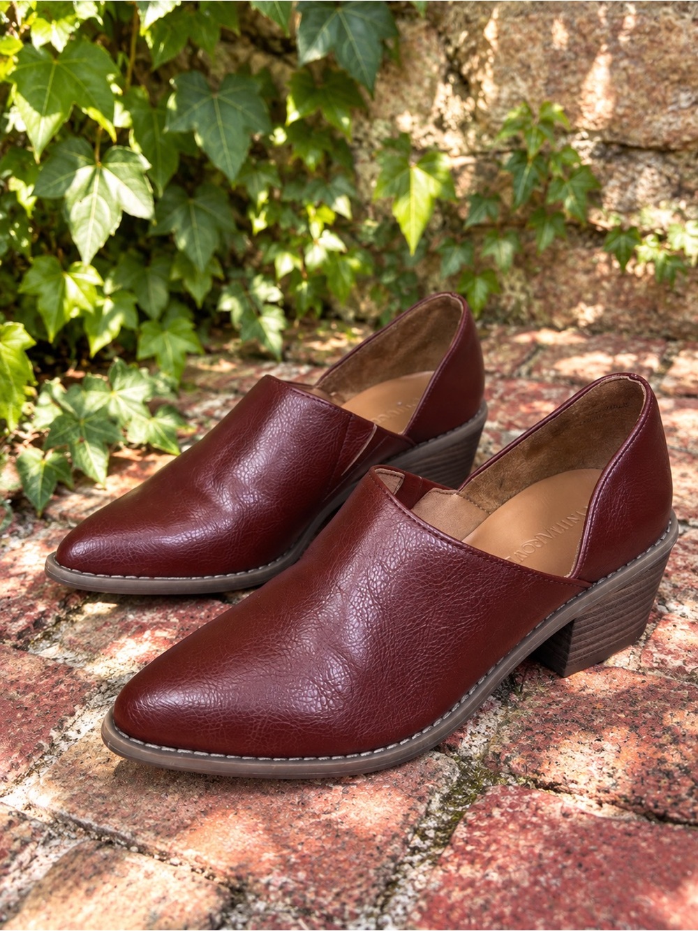 CYNTHIA ROWLEY Eddie Cognac Vegan Leather Coastal Cowgirl Western Shooties, 7.5